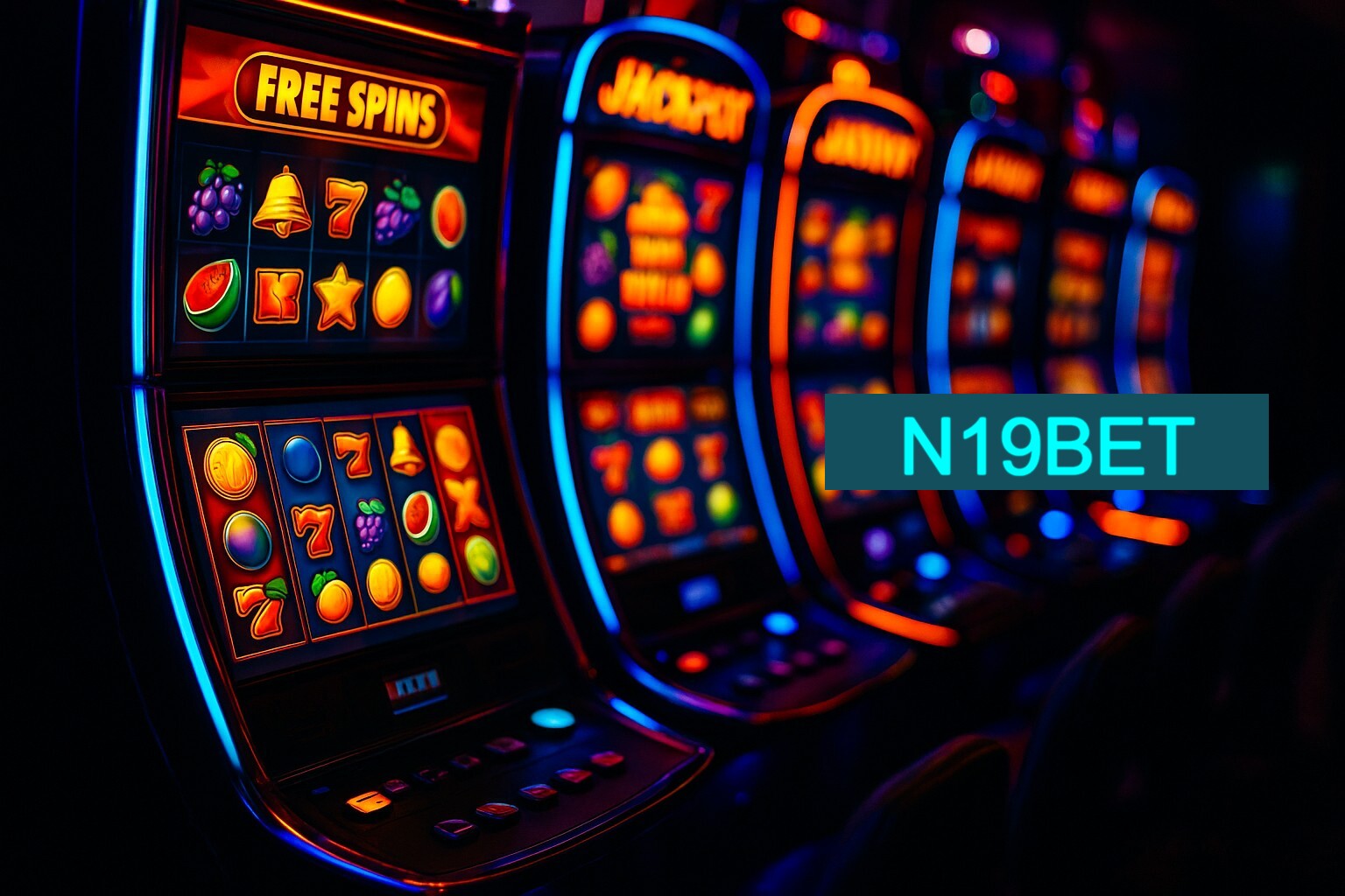 Diversos jogos de caça-níqueis